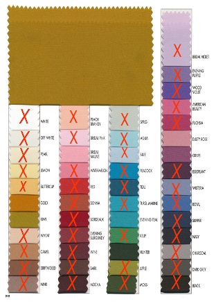 Poly Silk Fabric Swatches